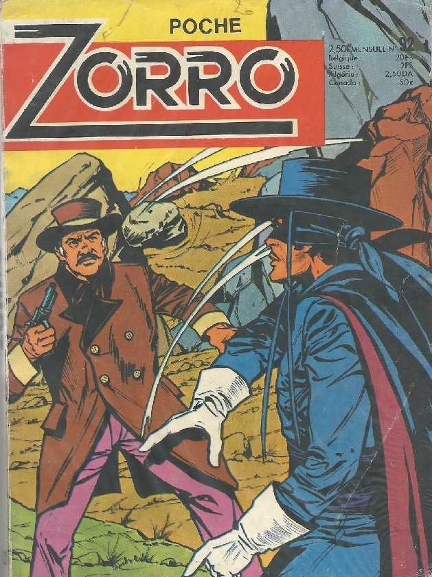 Scan de la Couverture Zorro SFPI Poche n 92